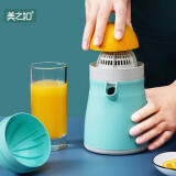 美之扣手动榨汁机小型便携压橙子果汁杯小型家用水果柠檬榨汁器 推荐款：绿色