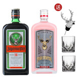 野格(jagermeister)洋酒德国原装进口野格鹿头利口酒力娇酒调制配制酒