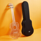 巴丽（BALI）尤克里里23英寸透明乌克丽丽ukulele初学者四弦小吉他 【透明】23寸+琴包