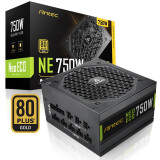 安钛克 Antec NE750金牌全模组/全日系电解电容/寿命更持久/支持风扇启停/双8pin电脑主机电源750W