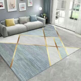 KAYE地毯客厅轻奢高级感大面积沙发茶几垫子家用满铺卧室床边毯可定制 FS-T178 140x200cm（小客厅）