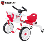 ROLLPLAYrollplay如雷儿童脚踏漂移三轮车小飞机折叠自行车2-6男女孩玩具 红白色 飞机车 不可折叠