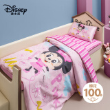 迪士尼（Disney）幼儿园被子六件套（三件套+枕头芯+被芯+床垫）女孩开学生宿舍床