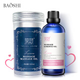 葆莳（BAOSHI）情侣爽滑按摩精油全身夫妻推油开背100ml（私处通用）