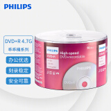 飞利浦（PHILIPS）DVD+R光盘/刻录盘 空白光盘 刻录光盘 光碟16速4.7G 乖乖桶 桶装50片