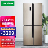 容声(ronshen)冰箱 432升十字对开门冰箱四开门一级能效变频风冷无霜