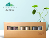 五指红 正宗海南茶叶 五指红君子养生系列沉香茶(伴手礼)48g 金色48g