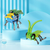 开益(CAYI)小颗粒积木拼搭动物世界儿童玩具送人男女孩节日礼物 苍蝇+蟋蟀62颗粒