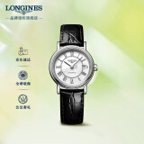 浪琴（LONGINES）瑞士手表 时尚系列 机械皮带女表 对表 L43214112
