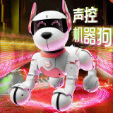 kidsdeer声控智能机器狗儿童玩具男孩女孩婴幼儿早教机器人1-2-3-4-5岁 礼盒-声控版-英语早教+动物模仿