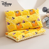 迪士尼（Disney）A类婴儿童枕头豆豆绒小枕护型午睡软枕芯3-6-12岁彩色米奇30*50cm