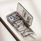 妙馨思药盒一周便携随身分装切药片神器一分二吃药片提醒磨粉切割分装盒