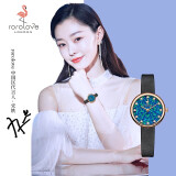 rorolove【宋轶同款小钻表】手表女 12颗天然钻石女士手表满天星腕表