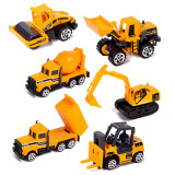 爸爸妈妈儿童迷你工程车玩具挖土机挖掘机推土车合金车男孩女孩小汽车玩具