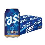 凯狮（CASS）韩国进口啤酒 凯狮（CASS）啤酒 原味啤酒355mlx24罐整箱装