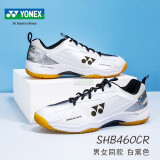 YONEXyonex尤尼克斯羽毛球鞋 yy专业训练鞋 舒适减震 男女同款运动鞋 SHB460CR 男女同款 白黑色 40码