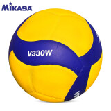 MIKASA 米卡萨排球5号比赛沙滩青少年学生排球PU材质排球室内外通用排球 V330W