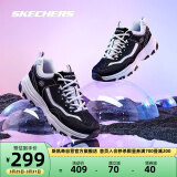 斯凯奇Skechers经典黑白老爹鞋休闲复古情侣熊猫鞋厚底增高运动鞋耐磨