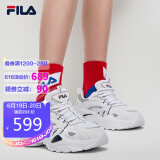 fila 斐乐女鞋官方 鱼刺系列复古老爹鞋女休闲运动鞋女鞋商场同款