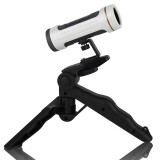 VIXEN日本进口单筒变倍望远镜便携手持 高清高清儿童成人旅行爬山观景 白色+拍照夹+三脚架+镜头盖