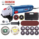 博世（BOSCH）角磨机切割机磨光机打磨机手砂轮GWS660/700角向磨光机电动工具 塑盒石材玻化砖套装