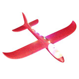 爸爸妈妈滑翔飞机玩具飞机手掷手抛泡沫飞机玩具户外拼插航模发光儿童玩具