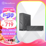 银昕（SilverStone）米罗ML12 HTPC机箱（PCIe4.0/支持ITX主板/Type-C/ATX电源/直立横卧/长显卡)