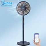 美的(midea)新品电风扇家用遥控落地扇直流变频风扇可拆洗风扇风随温