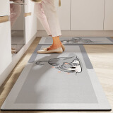 茵尚厨房专用防滑防油地垫防油污可裁剪垫子吸水吸油垫子耐脏地板脚垫