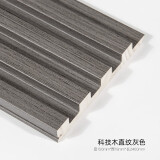 玄关墙裙背景吊顶环保长城板 科技木直纹灰色/张(长2