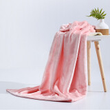 樵纪 午休毯子法兰绒珊瑚绒毯子毛巾被空调盖毯 颜色随机 100x150cm【儿童毯】