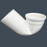 pvc 蹲便器弯头 隔臭陶瓷弯头 蹲便器沉水弯 p型s平底存水弯 加厚110