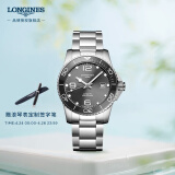 浪琴（LONGINES）瑞士手表 康卡斯潜水系列 机械钢带男表 L37814766