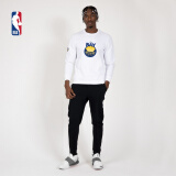 NBA 勇士队卫衣 同盟系列 男子篮球运动休闲圆领套头卫衣 腾讯体育 白色 M