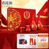 【中秋白酒礼盒】郎酒红花郎(10)十双瓶礼盒53度酱香型白酒500ml*2瓶