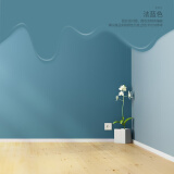 臻蒂 内墙漆彩色乳胶漆墙面室内漆自刷油漆粉刷翻新内墙涂料墙面白色 法蓝 1kg