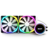 恩杰 nzxt kraken 海妖 x63 rgb 280mm一体式水冷散热器(白色/2把rgb