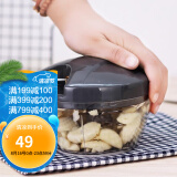 乐扣乐扣 家用厨房多功能切菜器手动绞肉机 绞菜搅碎菜机蒜泥器绞馅