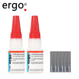ergo5400【2支】瑞士进口粘金属塑料陶瓷木材铁非万能胶502强力透明快干胶水
