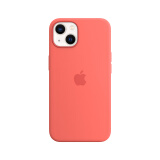 Apple/苹果 iPhone 13 专用 MagSafe 硅胶保护壳 iPhone保护套 手机壳-柚粉色