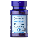 普丽普莱 生物素片biotin维生素h（美国进口 补充头发营养素 维生素B7） 生物素 10000mcg*100粒*1瓶