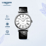 浪琴（LONGINES）瑞士手表 时尚系列 机械皮带男表 L49224112