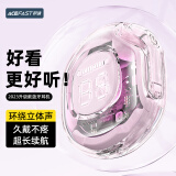 ACEFAST小晶彩(2)真无线蓝牙耳机入耳式 2024高端音质睡眠降噪耳机蓝牙5.3运动苹果华为通用礼物 藕粉色