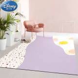 迪士尼（Disney）客厅地毯 卧室茶几沙发地毯北欧ins网红少女风 180*250cm紫色邂逅