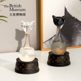 大英博物馆风暴瓶盖亚安德森猫天气瓶创意桌面摆件生日母亲节礼物 精巧版组合（白色*1黑色*1）