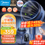 美的（Midea）【99%净化抑菌】直流变频四季净化扇/3D摇头空气循环扇/家用落地扇/电风扇轻音桌面小风扇 GDG24ZR