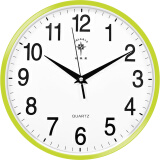 北极星（POLARIS） 挂钟 时尚创意客厅钟表 简约石英钟12英寸2842绿色
