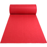 迪茵（DIYIN）红地毯婚庆结婚开业展会舞台迎宾楼梯红毯一次性 1.0米宽10米长