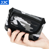 JJC 相机内胆包 收纳保护套 适用于索尼ZV-1F黑卡7代RX100M7 M6 M5A理光GR3X GR3 HDF佳能G7X3 G7X2 迷彩灰