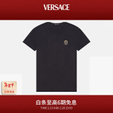 范思哲（VERSACE）23春夏男装美杜莎T恤单件黑色5